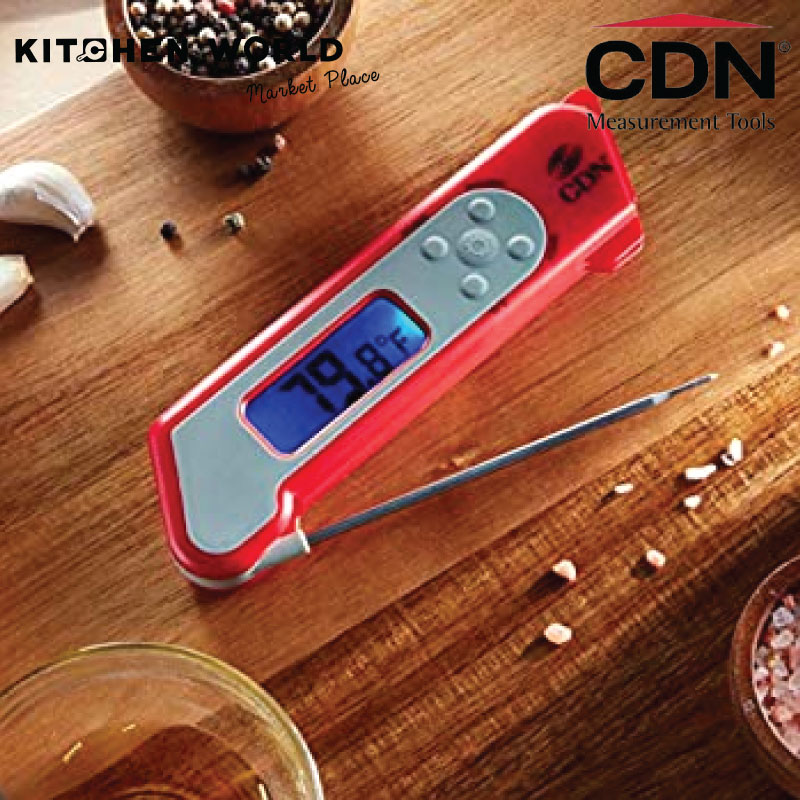 TCT572-R - Folding Thermocouple Thermometer - Red - CDN