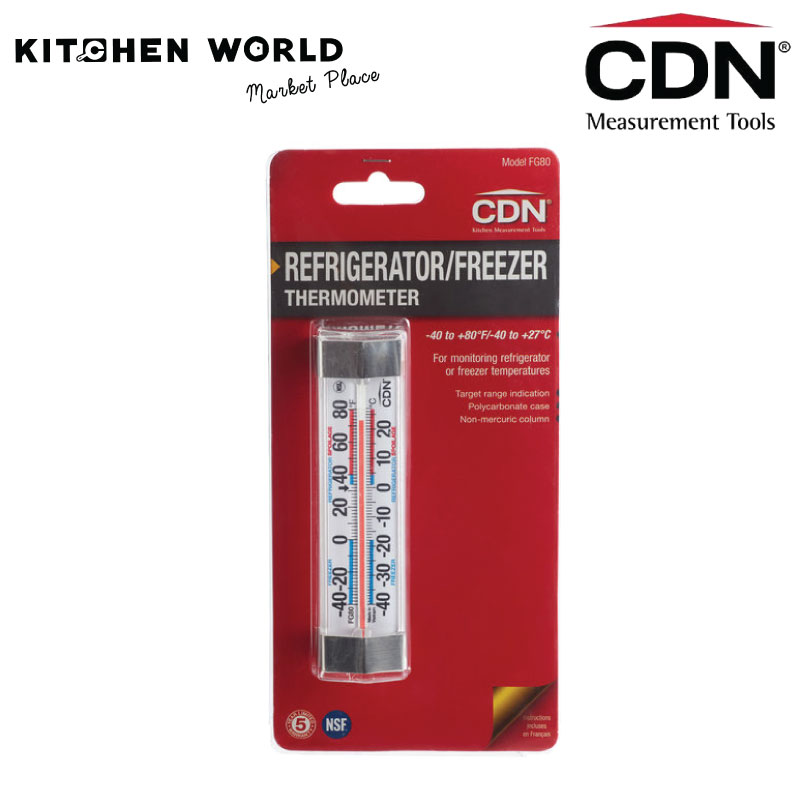 FG80 - Refrigerator/Freezer Thermometer - CDN Measurement Tools