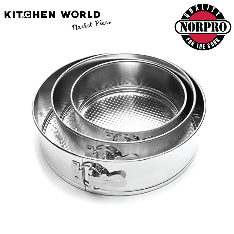 Norpro Stainless Steel 9 Round Cake Pan