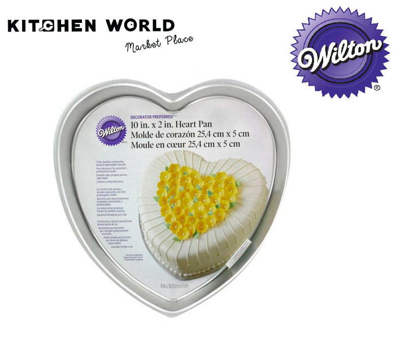 Wilton Decorator Preferred Cake Pan 10x2 Heart