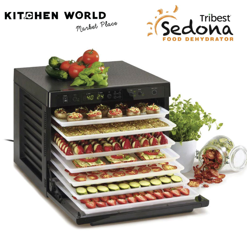 Tribest Sedona Classic Food Dehydrator With Stainless Steel Trays