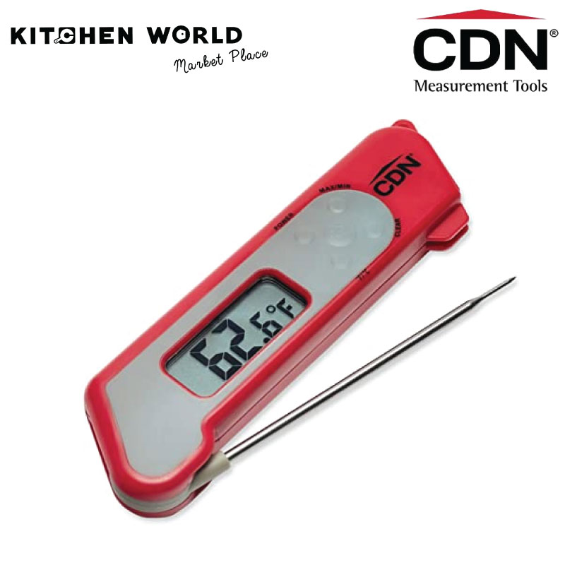 DTT450 - Thin Tip Pocket Thermometer - Red - CDN Measurement Tools