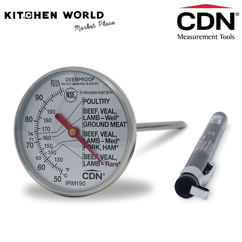 CDN EOT1 1 5/8 Dial Oven Thermometer