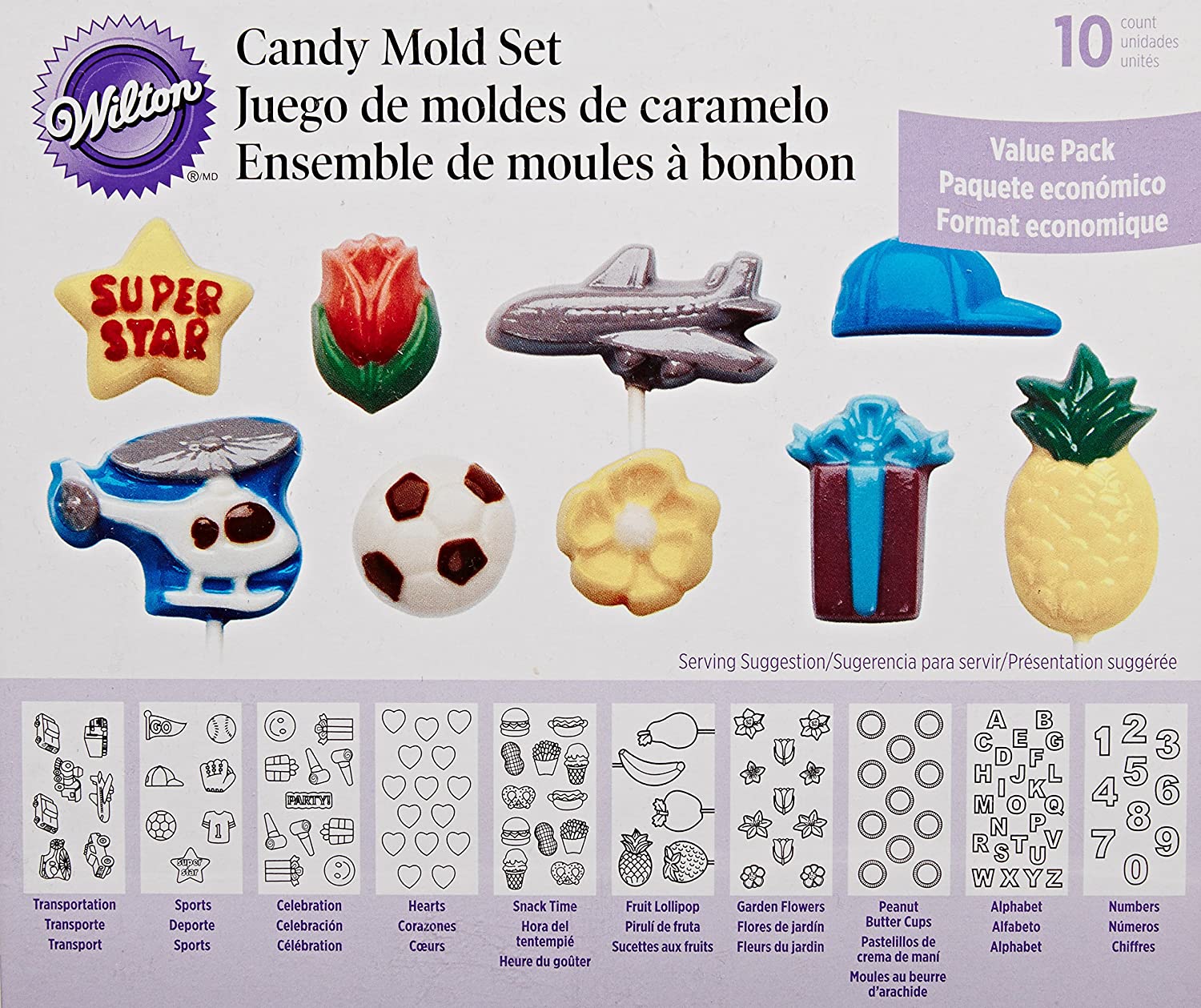 Wilton 2115 1724 Candy Mold Set 10 Pc   Pic 20223003 1648616008 930 